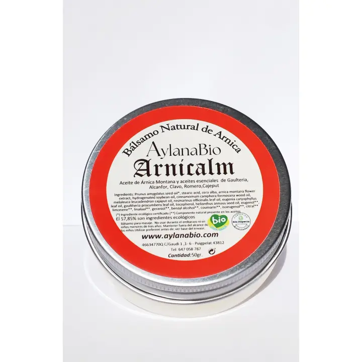 ÂRNICALM BALSAMO DE ARNICA PARA DOLOR MUSCULAR Y ARTICULAR. ARTESANA/ CERTIFICACION BIOVIDASANA/ BIO Orgánica/  Profundo  Cuidado Natural   Marca de Confianza - 1