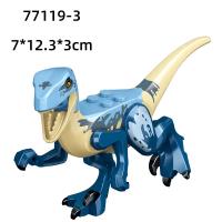 Bloques De Construcción Dinosaurios Jurásico Indominus Rex Figura De Acción Tyrannosaurus Modelo Artesanal Juguete Para Niños - details 1