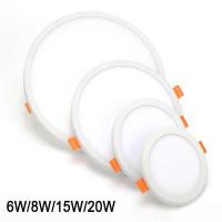 Luz De Techo LED Panel Ultrafina Ajustable 50mm-200mm Corte De Agujero Luz De Panel Interior AC85-265V Fuente De Luz LED Material Aluminio - details 0
