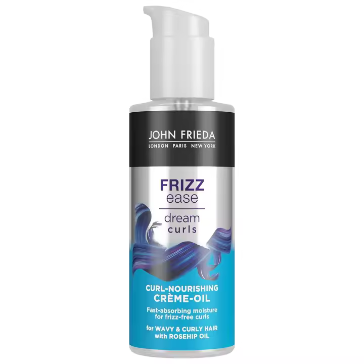 JOHN FRIEDA - Aceite Frizz Ease Dream Curls 100 ml, Aceite en Crema para Definir Rizos, Incoloro, Hidrata y Nutre para Rizos Perfectos, Sanos y Definidos, Suaviza y Da Brillo - 1
