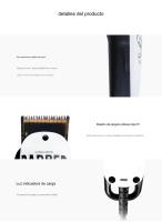 Maquina de Cortar Pelo Hombre,Cortapelos Profesional Hombres, Máquina Cortar Pelo Kit Cuchilla de Titanio y Cerámica 6 Peine-guía,  (Y4 Blanco) - details 1