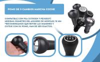 Banner - Pomo de 5 cambios marcha coche