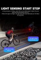 X-TIGER Luz Trasera Inteligente Para Bicicleta LED Luz De Bicicleta De Montaña Impermeable Alerta Luz Trasera Para MTB Y Ciclismo En Carretera Lámparas De Bicicleta - details 4