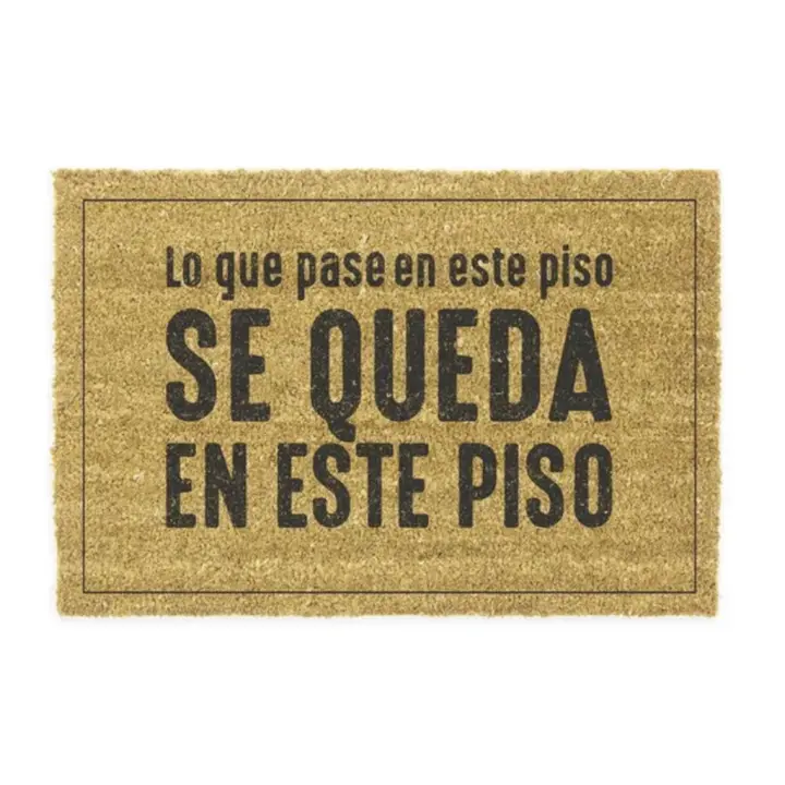 Felpudo Fibra de Coco DISEÑOS ORIGINALES 70x40cm - SpazioLuzio - 1