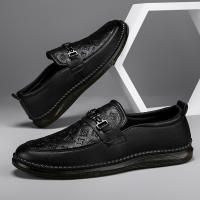 Zapatos De Cuero De Alta Calidad Para Hombre Loafers Italianos De Lujo Casual Transpirables Zapatos De Vestir Slip-on Para Conducir - details 6