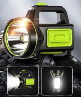 BIT Linterna LED Ultra Potente Recargable por USB 135000 Lúmenes 6000mah con Luz Lateral Impermeable Alta Potencia para Emergencias Senderismo Camping Chas - details 2