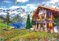 Educa  Puzzle 4000 Hogar en los Alpes Medida montado: 136 x 96 cm.+ 14 años Educa 19568 - details 1