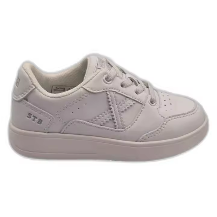 Zapatillas Sneakers Munich para Niños Unisex en color Blanco - 1