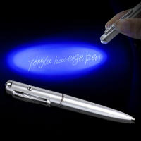 Bolígrafo De Punta Fija Creativo Con Luz LED UV Y Tinta Invisible Regalo Único Para Oficina Y Escuela Suministros De Papelería - details 2