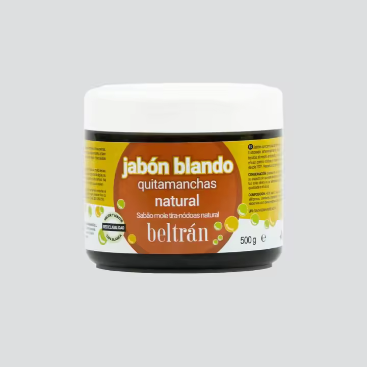 BELTRAN Beltrán Jabón Blando Quitamanchas Natural 500g - 1