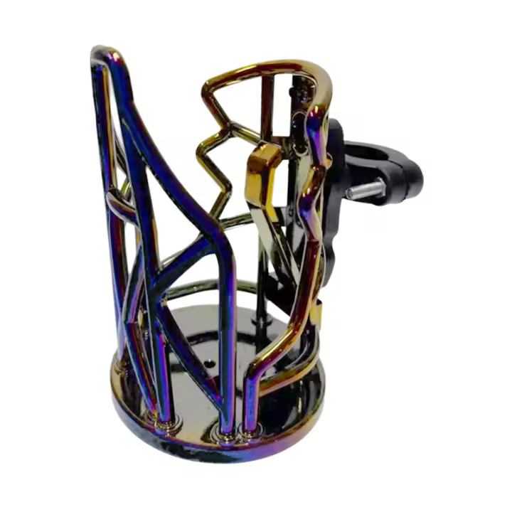 Soporte Universal Para Bebidas BLALION Para Motocicleta Y Bicicletas Accesorio De Caja De Botella De ABS Tamaños 13.2cmx9.2cm Colores Negro Y Burnt Titanium - 1