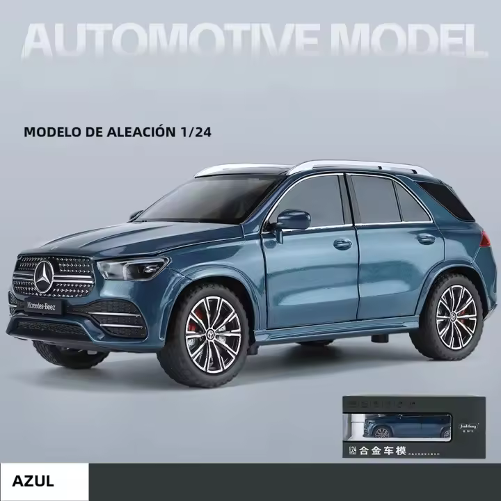 Miniatura De Coche De Metal Maisto Benz GLE350 1/24 Escala Juguete De Luz Y Sonido Para Colección Y Juego No Requiere Batería - 1