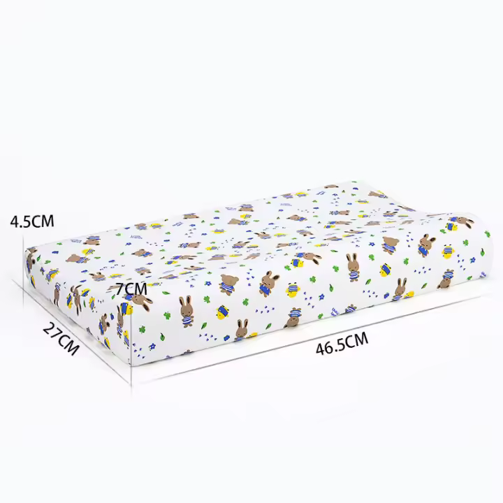 Almohada de espuma con memoria para niños Clase A 1-3-6 años Almohada de algodón puro con memoria espacial Almohada de rebote lento para bebés de guardería - 1