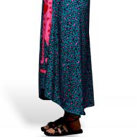 Anabel Lee - Vestido Pantera Rosa Animal Print Leopardo Azul y Negro - details 2