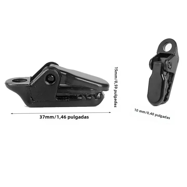 10Pcs Abrazaderas De Toldo Clips De Tela Para Acampar Herramienta De Apretado Para Camping Y Senderismo Equipo De Camping Al Aire Libre - 1