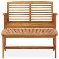 vidaXL Juego de muebles de jardín 2 piezas madera maciza de acacia - details 2