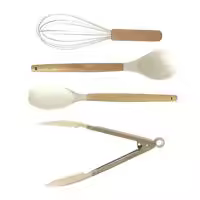 Set de Utensilios de Cocina de Silicona y Madera 19 piezas Home Cuchillos Tabla de Cortar Organizador de Cocina Pelador - details 11