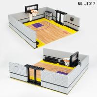 Bloques De Construcción Educativos Para Niños Escena De Baloncesto Pequeños Partículas DIY Juguete Regalo De Cumpleaños Para Niño - details 1
