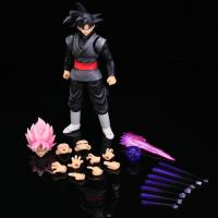 Figura De Acción Dragon Ball Anime Goku Negro Colección Modelo Decoración Juguetes Para Niños Regalo DC Shf Chosen Ones Fit - details 0