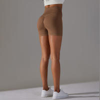 Pantalones cortos deportivos de Yoga sin costuras para mujer, pantalones cortos deportivos para ciclismo, trotar, Fitness, cintura alta, Push Up, pantalones cortos de gimnasio, mallas, ropa de Yoga - details 32