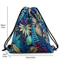 Mochila informal para hombre y mujer, bolso de hombro con cordón, multifuncional, baloncesto, novedad - details 1