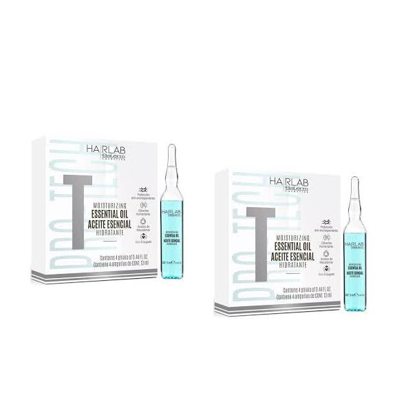 SALERM COSMETICS Hair Lab (Pack 2 cajas) Aceite Esencial Hidratante Ampollas 4 unid. x 13 ml