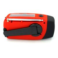 Radio De Mano Solar Crank Dynamo AM/FM/NOAA Con Linterna LED Multifuncional Y Banco De Energías Para Emergencias Y Exterior - details 14