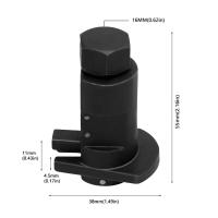Herramienta De Separador De Amortiguador Universal Para Coche Con Cabeza De Bola Y Brazo De Swinging Herramienta De Desmontaje De Suspensión Hydraulica 3.8x5.5cm - details 5