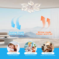 6 velocidades  moderno 6 cuchillas LED 60W piso bajo DC Motor 65CM ventiladores de techo con Control remoto ventilador de techo Simple con luz ventilador para el hogar 220V - details 3