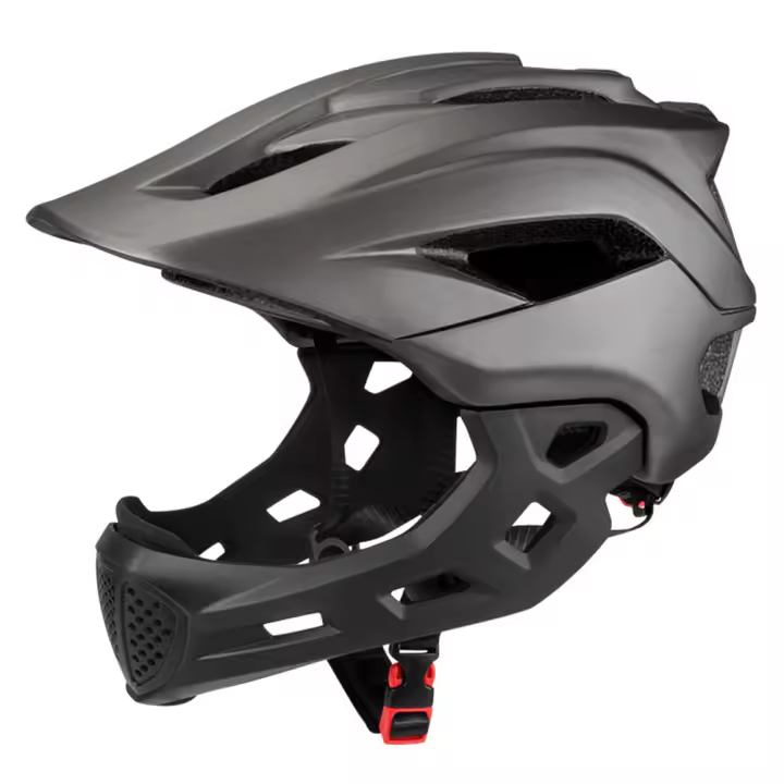 Casco De Bicicleta Para Niños 2 En 1 Con Protección Facial Completa Y Guardia De Barba Desmontable Adecuado Para MTB BMX Patinaje Y Skateboarding - 1