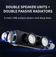 Altavoz Portátil Con Luz LED RGB Y Bluetooth 5.0 EBS-045 Micrófono Integrado Soporte De Tarjeta TF Reproductor De Música Inalámbrico - details 1