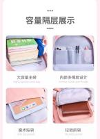 Mochila Escolar Para Niñas Con Diseño Ergonómico Y Antideslizante Capacidad Grande Ligera Impermeable Mochila Chequera Para Estudiantes De Primaria - details 7