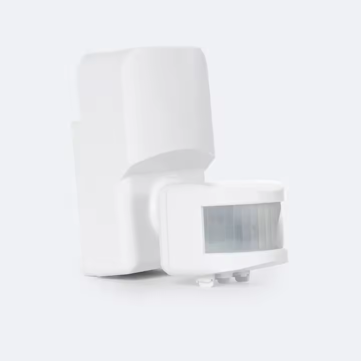Ledkia Sensor de Movimiento Para Esquina PIR 360º Fotocélula Direccionable IP54   Blanco - 1