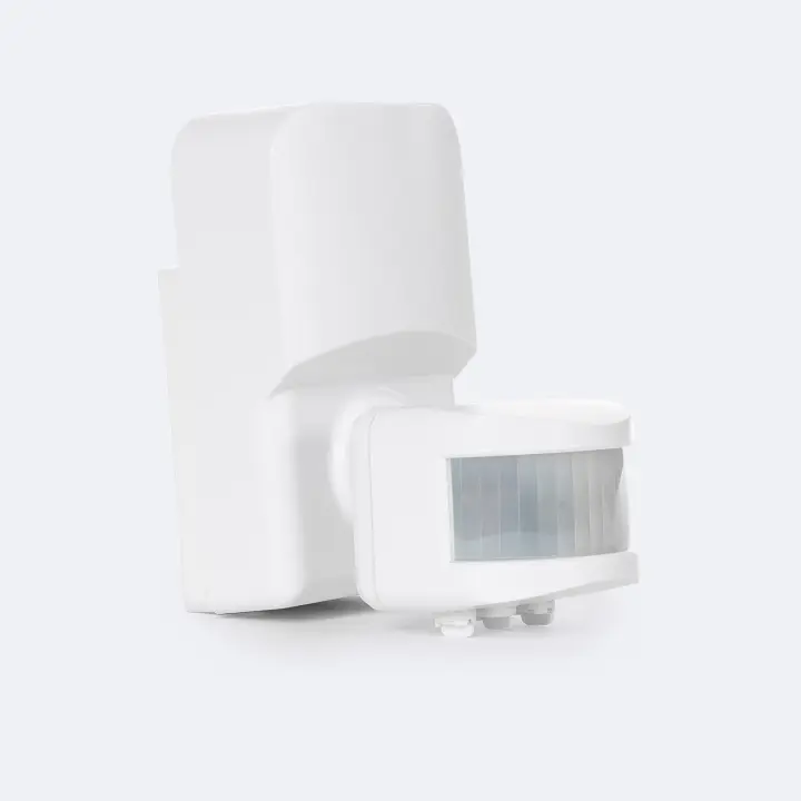 Ledkia Sensor de Movimiento Para Esquina PIR 360º Fotocélula Direccionable IP54   Blanco - 1