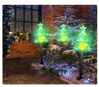 Luces Solares De Copos De Nieve LED Para Jardín Decoración De Navidad Guirnalda De Árbol De Navidad Y Paisaje Externo - details 22