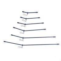 5Pcs Espaciador Anti-enredo De Pesca Con Snap Equilibrador Conector De Deslizamiento Giratorio Herramientas De Pesca Material Plástico - details 6
