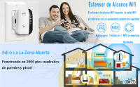 FENVI repetidor WI-FI 300Mbps inalámbrico WIFI repetidor remoto Wifi para modem, amplificador de señal WiFi 802.11N WiFi amplificador repetidor para router, punto de acceso, Wi Fi reapeter. Color Blanco - details 1