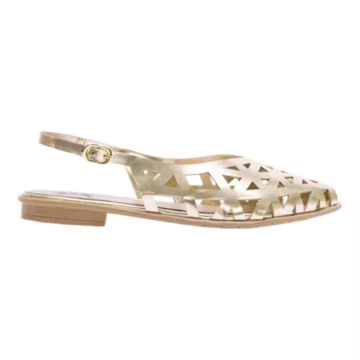 Shoes Sandalias marca Porronet para mujer en color oro - 1