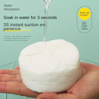 5PCS Toalla De Viaje Desechable Blanca Y Gruesa Absorbente Grande Para Limpieza Facial Y Baño En Casa Tamaño Rectangular Hecho De Algodón Cómodo - details 5