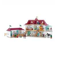 Schleich 42551 Finca equina horse club de Lakeside.Gran casa con un establo para caballos - details 0