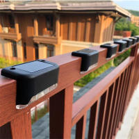 Lámpara Solar LED De Paso Para Exteriores Iluminación De Escaleras Y Paredes Decoración Para Patio Y Valla Pack De 1/4 - details 13