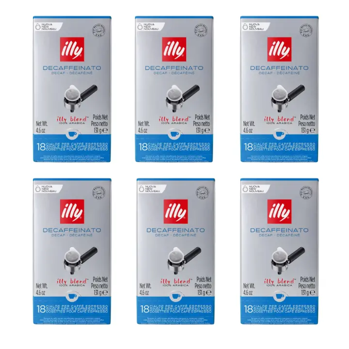 Illy Cafe PACK 6 Monodosis E.S.E Descafeinado - 18 Uds - 18 Uds - Qumir - 1