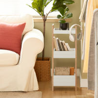 SoBuy FRG226-WN,ES Estantería de Baño con 3 Niveles de Bandejas,Estantería Tipo Escalera,H74 cm - details 0