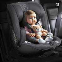 Asalvo Silla de Auto Panafix i‑Size 40–150 cm – Giro 360°, Isofix + Top Tether, Contramarcha Prolongada, Reclinable, Protecciones Laterales y Tejido Lavable - details 0