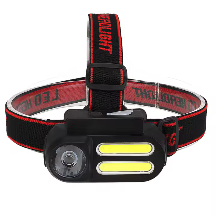 KDULIT Linterna Frontal COB Recargable USB Multiusos Para Exteriores Pesca Senderismo Con Batería 18650 Luz De Trabajo Impermeable - 1