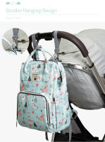 Bolsa De Pañales Insular Para Mamá Con Organizador Materno Estilo Mochila Para Carrito De Bebé Material Síntesis Tamaño Medio - details 9