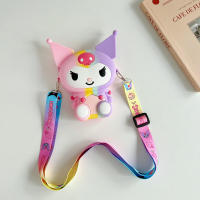 Bolso De Moda Kawaii Hello Kitty Sanrio Pequeño Almacenamiento De Silicona Monedero Figuras De Anime Dibujos Animados Regalo Para Niños - details 13