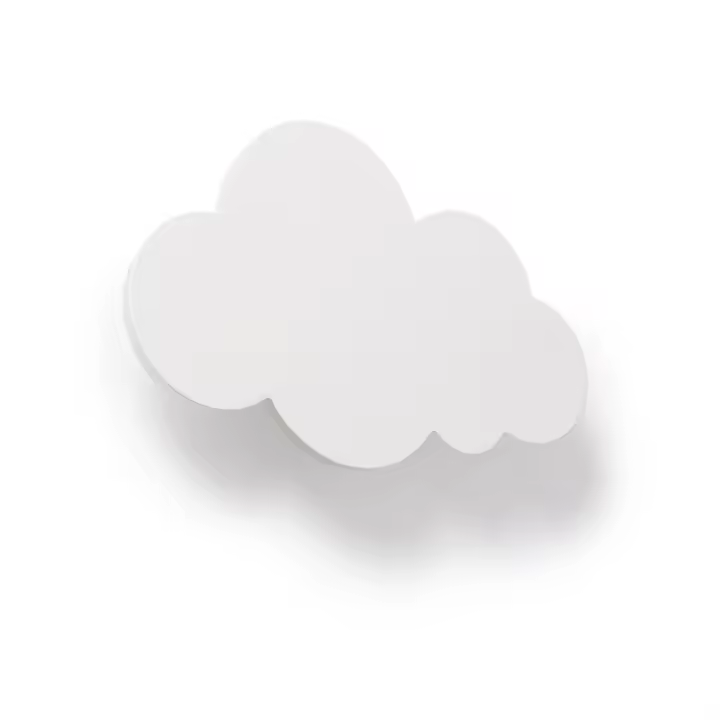 Ledkia Aplique de Pared LED 8W Infantil Cloudy Blanco - 1
