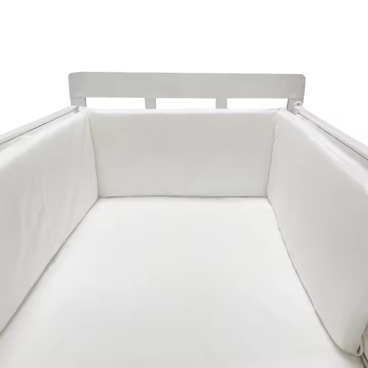 Protector de cuna Chichonera Para Bebe, Barrera de Cama de Algodón Para recien nacidos, cojeo de trenza, CUNA Para El Bebe - 1