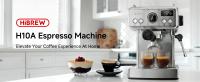 Cafetera Express Automática Portatil Hibrew H10a - Cafetera Con Molinillo Integrado Máquina De Café Espresso Programable, Acero Inoxidable Cepillado, Temperatura Y Volumen De Taza Ajustables, Tanque De Agua Removible De 1.8l, Espumador De Leche - details 0